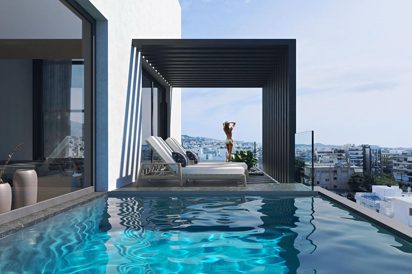 Luxury  Penthouse for sale in Glyfada center, Athens Greece.